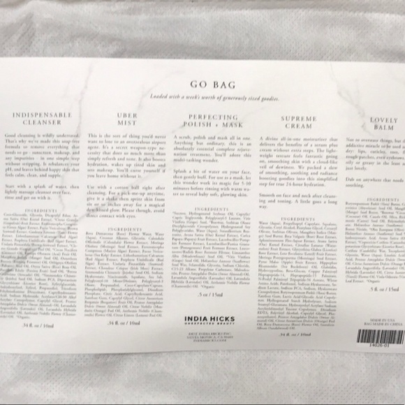 NWT India Hicks Travel Beauty Routine/Go Bag - Picture 3 of 4